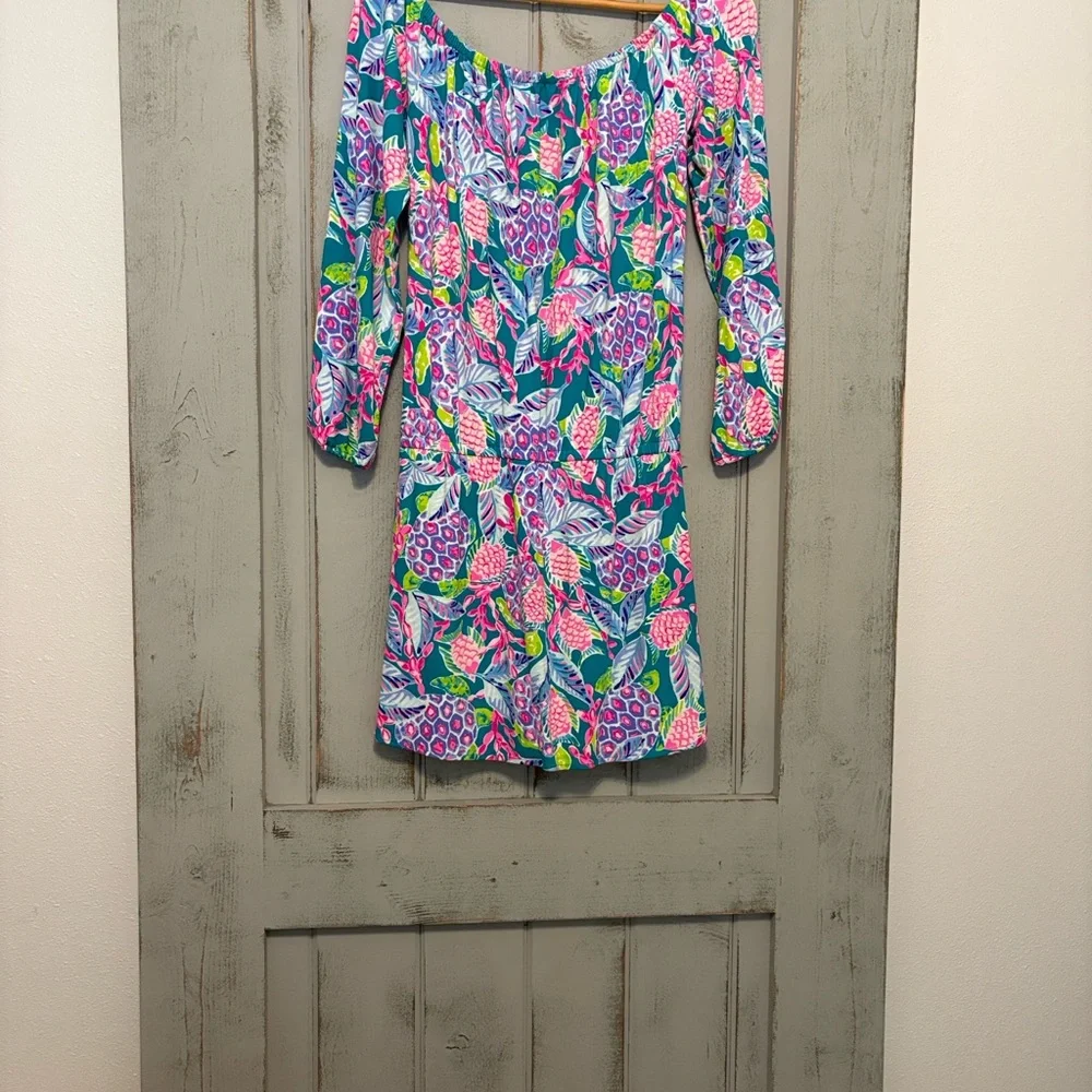 Lilly Pulitzer. Lana Skort Romper. - Picture 2 of 9